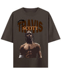 Coffee Oversized T-Shirt Front Design